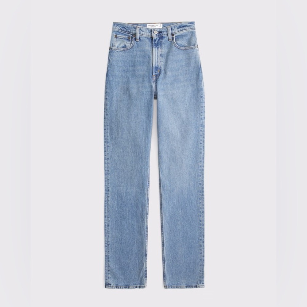 Abercrombie & Fitch Ultra High Rise 90s Straight Jean